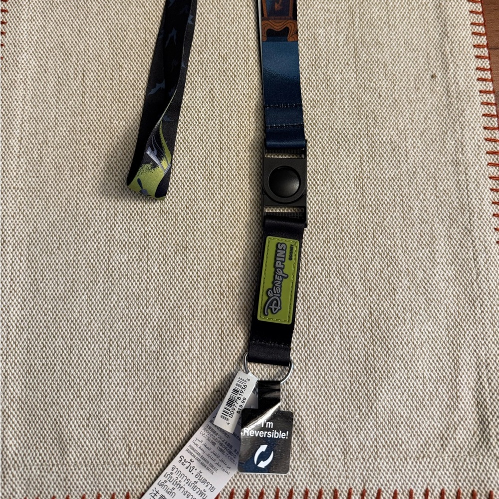 Disney Haunted Mandion Themed Reversible Pin Lanyard